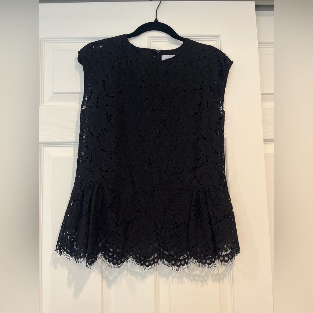Jigsaw Black Lace Top